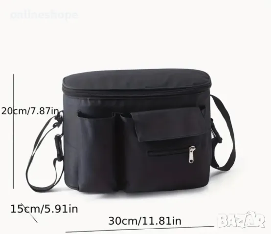 Органайзер чанта за детска / бебешка количка - голям капацитет, снимка 2 - Чанти - 48703804