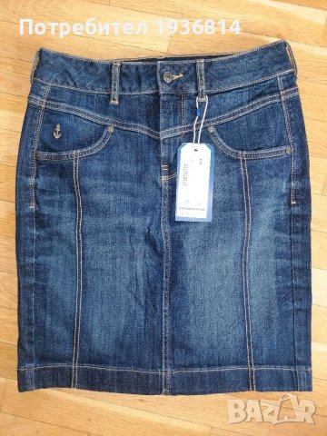 Дънкова пола на Tom Tailor нова, с етикет, снимка 2 - Поли - 41098754
