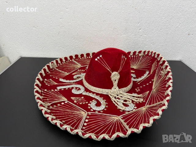 Богато украсено мексиканско сомбреро. №7847, снимка 3 - Други - 53097100