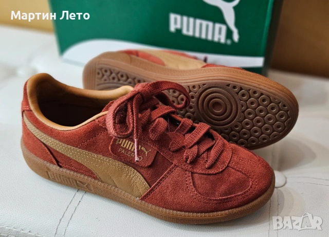 Кецове PUMA Palermo POP N38 24 cm Естествена кожа, снимка 6 - Кецове - 53157379