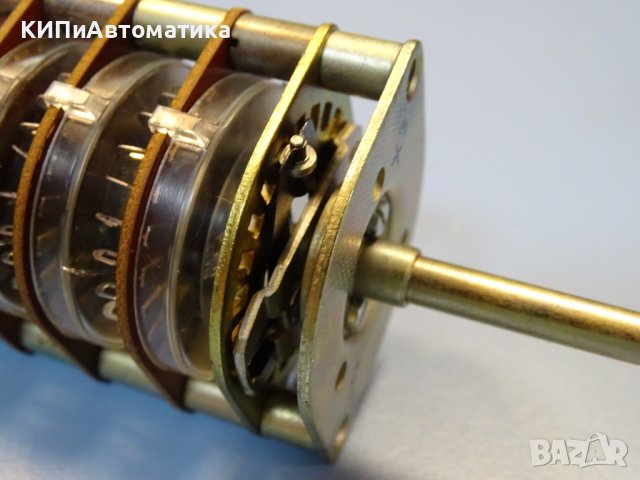 Галетен превключвател 10 секции, 24 позиции VEB RTF rotary switch, снимка 4 - Резервни части за машини - 41728833