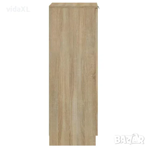 vidaXL Шкаф за обувки, сонома дъб, 30x35x100 см, инженерно дърво, снимка 7 - Скринове - 56147947