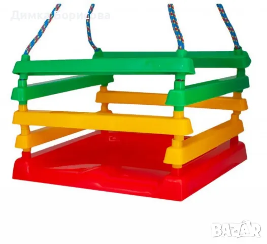 Детска люлка със закрепващи въжета и метални халки, снимка 4 - Други - 49816556