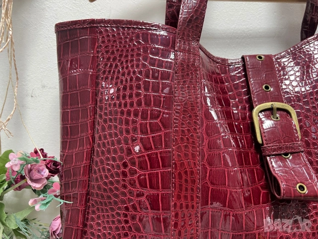 Голяма чанта лак, снимка 6 - Чанти - 53511919