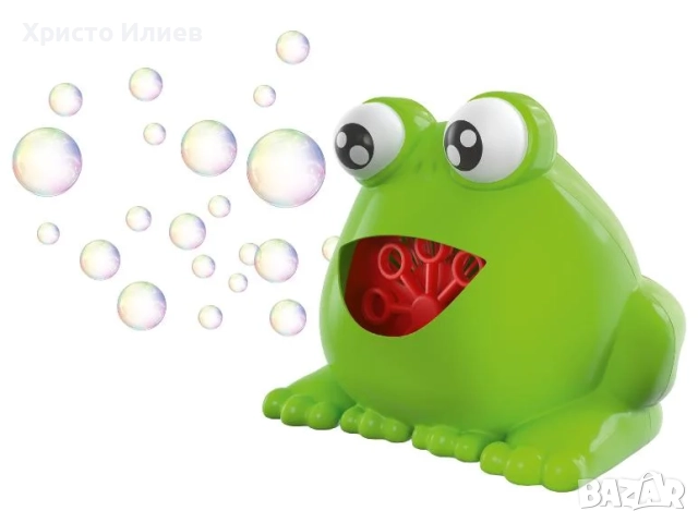 Машина за балончета сапунени мехури и разтвор за балончета Жаба