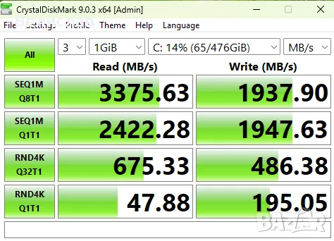 Gaming PC с Ryzen 5 7600X/ 32GB DDR5/ RX 6800 16GB/ 512GB/ 750W, снимка 12 - Геймърски - 56118896