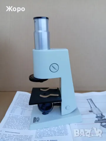 микроскоп Germany Германия не ползван, снимка 4 - Други ценни предмети - 50337338
