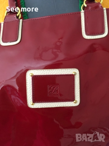 Estee Lauder ефектна чанта бордо, снимка 2 - Чанти - 52413737