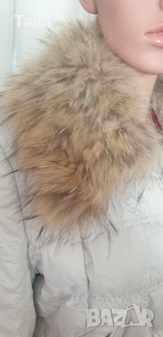 GiL BRETT яке с гъши пух и естествен косъм, снимка 2 - Якета - 34134012