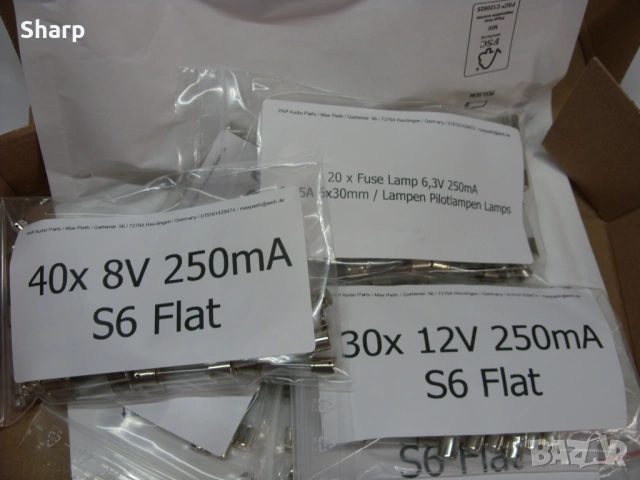 Сулфидни крушки 6V,8V и 12V за vintage receivers Marantz,Pioneer,Akai,Technics и др. ,, снимка 4 - Ресийвъри, усилватели, смесителни пултове - 53516986