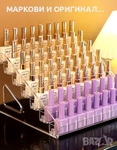 Стелаж за лакове и парфюми 7 нива, снимка 5 - Продукти за маникюр - 47842972