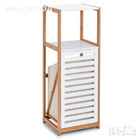Етажерка за баня с кош за пране, снимка 2 - Шкафове - 42371089