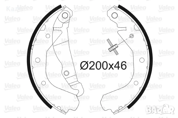 Накладки (челюсти) нови задни за Опел Вектра А Опел Кадет Е и др. с размер 200х46 (45), снимка 2 - Части - 48152703