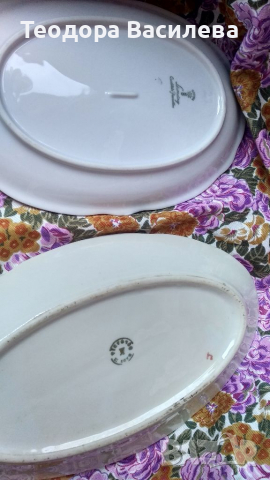 Овални чинии , снимка 7 - Антикварни и старинни предмети - 36181104