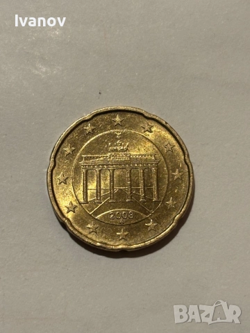 Moneta 20 euro cent 2003 a, снимка 2 - Колекции - 53237271