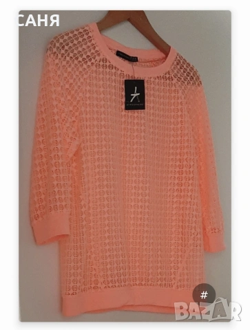 Нова мрежеста блуза и  туника,с раздвижена дължина