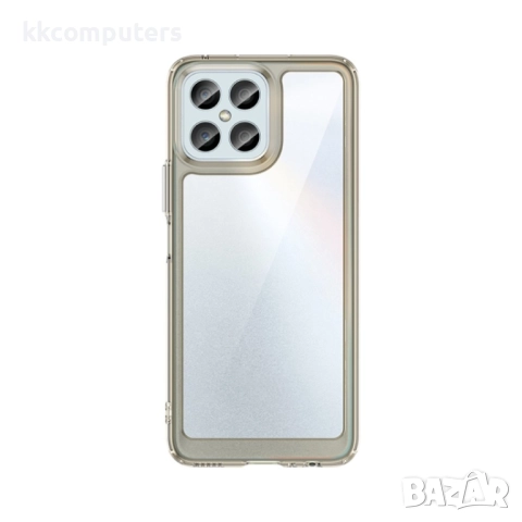 Huawei Honor X8 Силиконов Калъф Transparent TPU и Протектор, снимка 5 - Калъфи, кейсове - 52506937