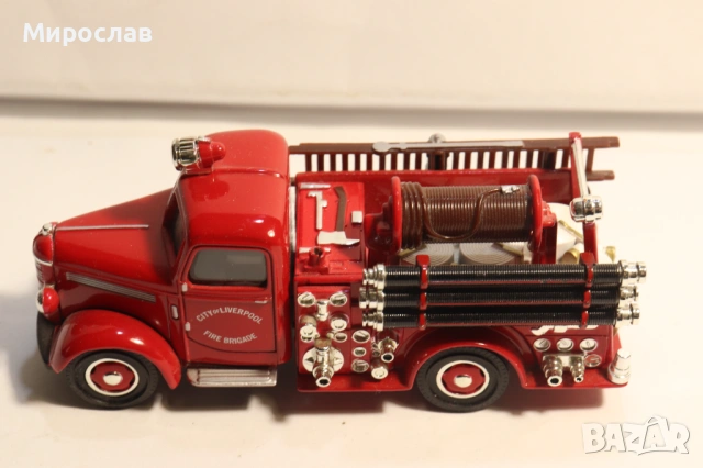 1:43 DEL PRADO BEDFORD КАМИОН ПОЖАРНА КОЛИЧКА МОДЕЛ, снимка 2 - Колекции - 53691524
