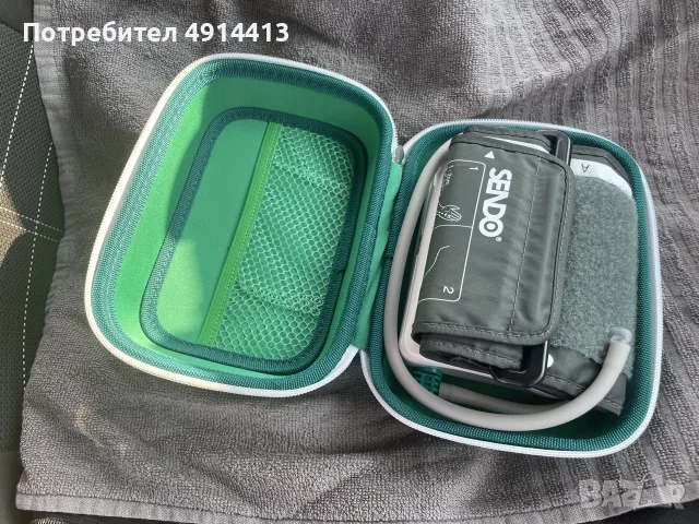 Апарат за мерене на кръвно Sendo Advance 3 със стандартен маншет M (22-32 см), снимка 2 - Друга електроника - 55746304