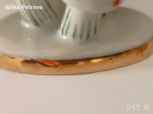 Българска, порцеланова фигурка-Гъбки , снимка 9 - Антикварни и старинни предмети - 52351675