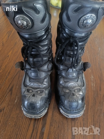 Мото Рок ботуши NEW ROCK номер 43, снимка 4 - Мъжки ботуши - 52175860