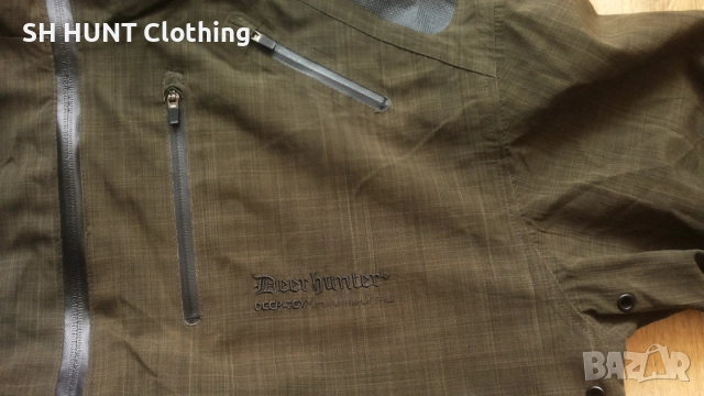 Deerhunter HUDSON DEER-TEX Waterproof Stretch Jacket размер L еластично яке водонепромокаемо - 1652, снимка 10 - Екипировка - 52795873