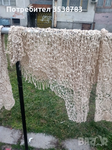 пердета плетени на една кука , снимка 2 - Пердета и завеси - 53418308