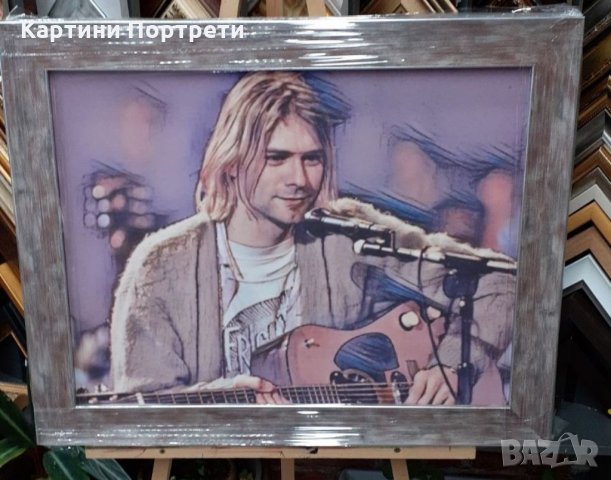 Кърт Кобейн-Продавам картина, снимка 2 - Картини - 36004857