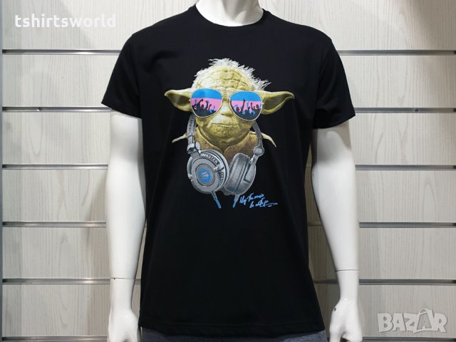 Нова мъжка тениска с трансферен печат Йода, Междузвездни войни (Star Wars), снимка 6 - Тениски - 34666946