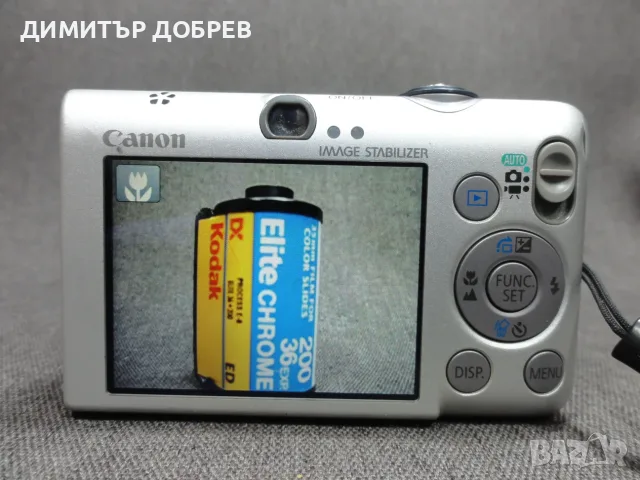 ЦИФРОВ ФОТОАПАРАТ CANON IXUS 95 IS 10.0MP CCD DIGITAL CAMERA Y2K DIGICAM, снимка 12 - Фотоапарати - 55941071