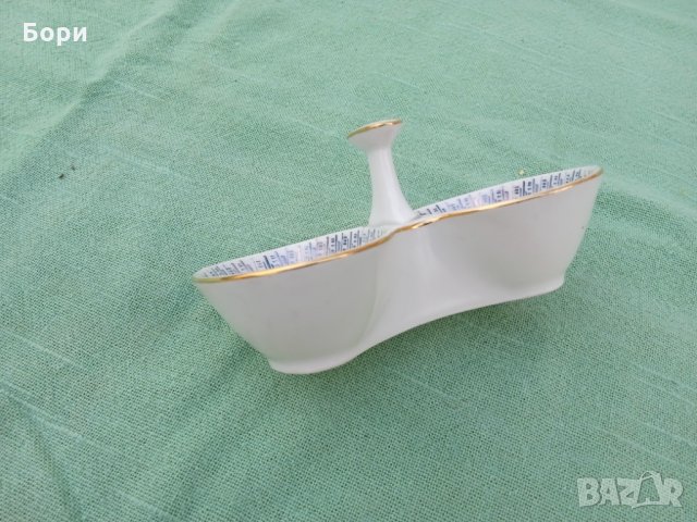 Стара порцеланова солница, снимка 4 - Други - 36007609