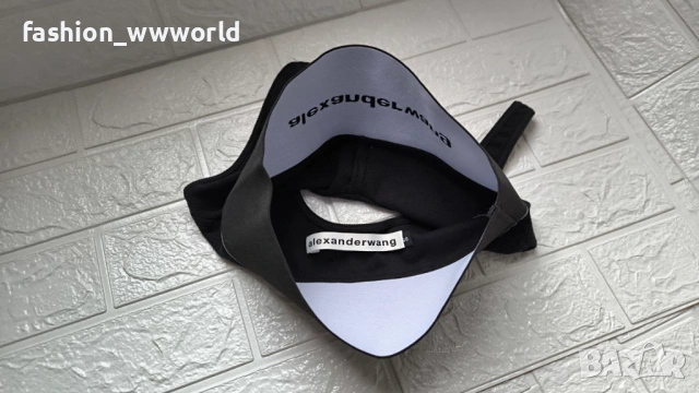 Наличен черен топ Alexander Wang S реплика , снимка 5 - Корсети, бюстиета, топове - 53306418