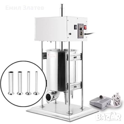 Електрическа Пълначка Професионална 15 литра ТАЙГА С ПЕДАЛ ЗА РЕГУЛИРАНЕ НА СКОРОСТТА