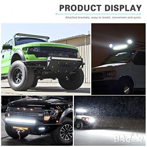 LED Bar Лед Бар офроуд OFFRoad халоген Light , снимка 3 - Аксесоари и консумативи - 31876746