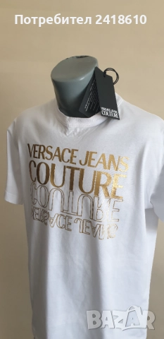 Versace Jeans Couture Cotton Regular Fit Mens Size S НОВО! ОРИГИНАЛ! Мъжка Тениска!