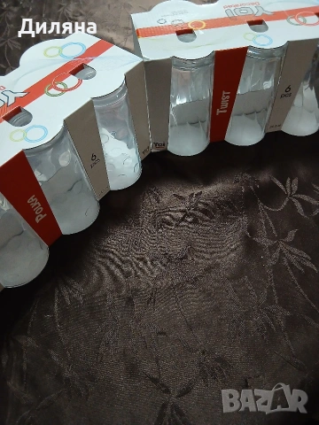 2 комплекта с по 6 чаши за вода нови