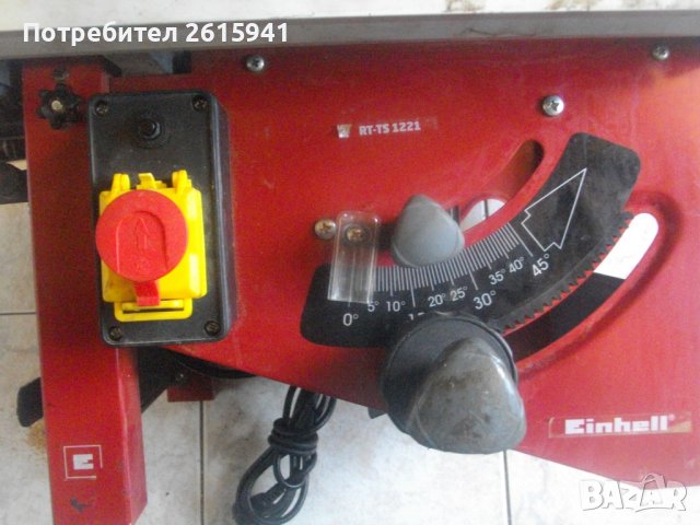 1200W/ф210мм-Стационарен Настолен Циркуляр Einhell/Ел.Машина 550W/ф180 HANSEATIC-Рязане Плочки/Плочи, снимка 18 - Други инструменти - 41016705