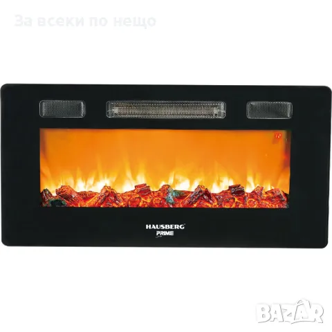 Електрическа стенна камина Hausberg HB-8225-NG: Комбинация от комфорт и модерна технология, снимка 2 - Други инструменти - 47862774
