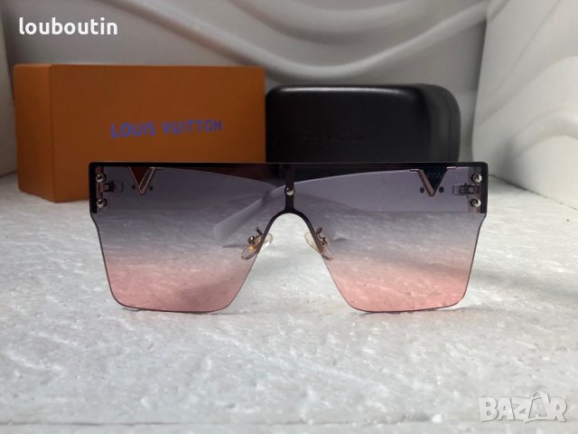 -55% Разпродажба Louis Vuitton 2023 висок клас мъжки слънчеви очила маска Дамски Унисek, снимка 3 - Слънчеви и диоптрични очила - 39122904