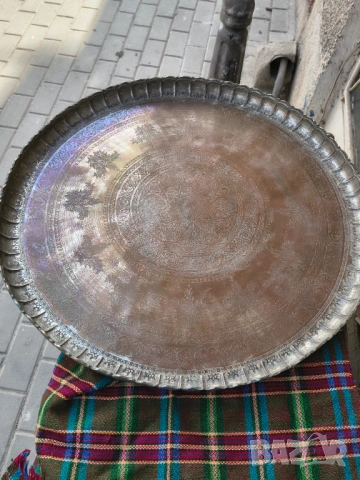 Уникален поднос синия