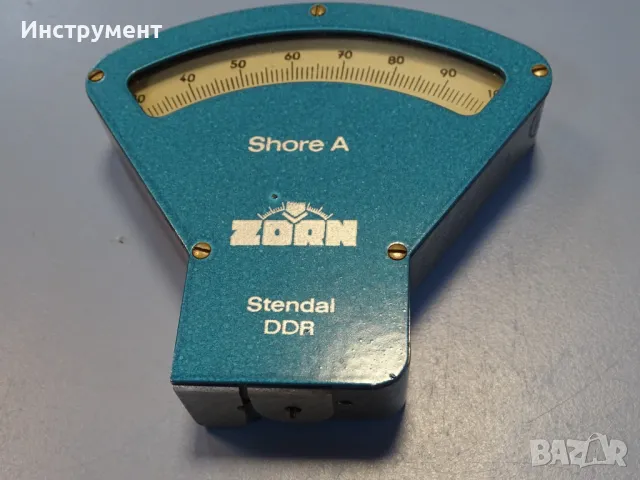 Твърдомер Shorе A ZORN Stendal DDR дурометър 30-100, снимка 3 - Други инструменти - 49929311