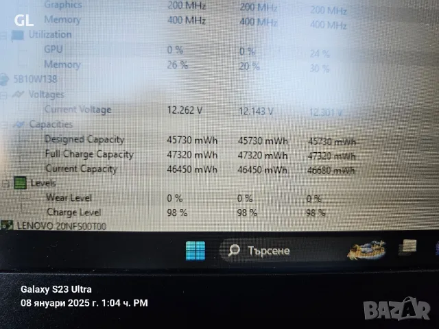 Оригинална батерия L17M3P54 Lenovo ThinkPad  E series 
, снимка 3 - Батерии за лаптопи - 48599363