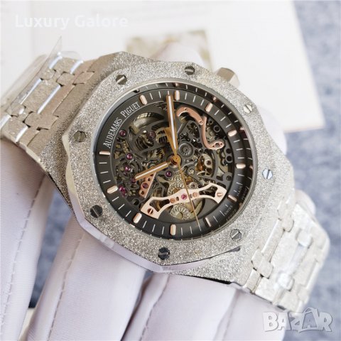 Мъжки часовник Audemars Piguet Royal Oak Iced Out с автоматичен механизъм, снимка 3 - Мъжки - 39540893