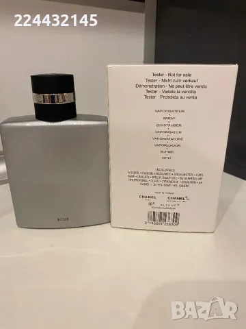 Chanel allur Homme Sport  100ml EDT Tester , снимка 2 - Мъжки парфюми - 43992460