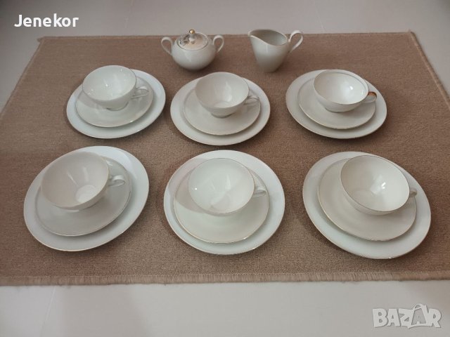 Сервиз за чай Bavaria. , снимка 3 - Антикварни и старинни предмети - 40663326