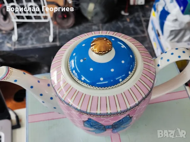 Нов порцеланов чайник, снимка 4 - Сервизи - 49861097