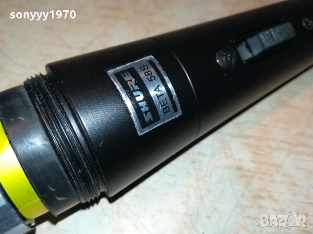 shure beta sm58s-microphone 0609212116, снимка 6 - Микрофони - 34046153