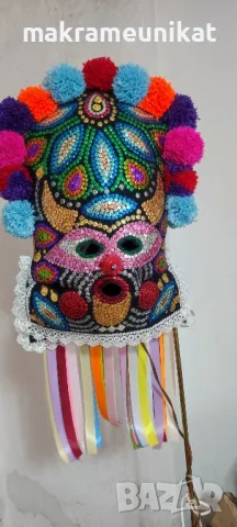 Кукерска маска, гугла, ръчна изработка, уникат, Новодел, Сурва, Кукерландия, снимка 13 - Колекции - 42880006