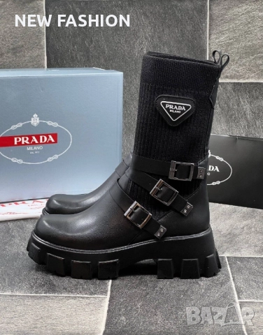 Дамски Боти ✨Prada, снимка 2 - Дамски боти - 51685141