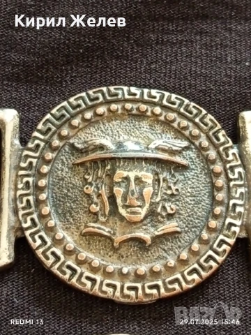 ТРИ БРОЯ КАТАРАМА ЗА КОЛАН ИЗОБРАЗЯВАЩИ МЕДУЗА ГОРГОНА МНОГО КРАСИВИ 29226, снимка 2 - Колани - 51180432